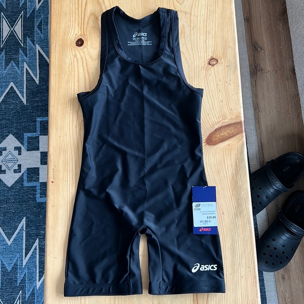 Wrestling singlet. Fits average 6 year old.